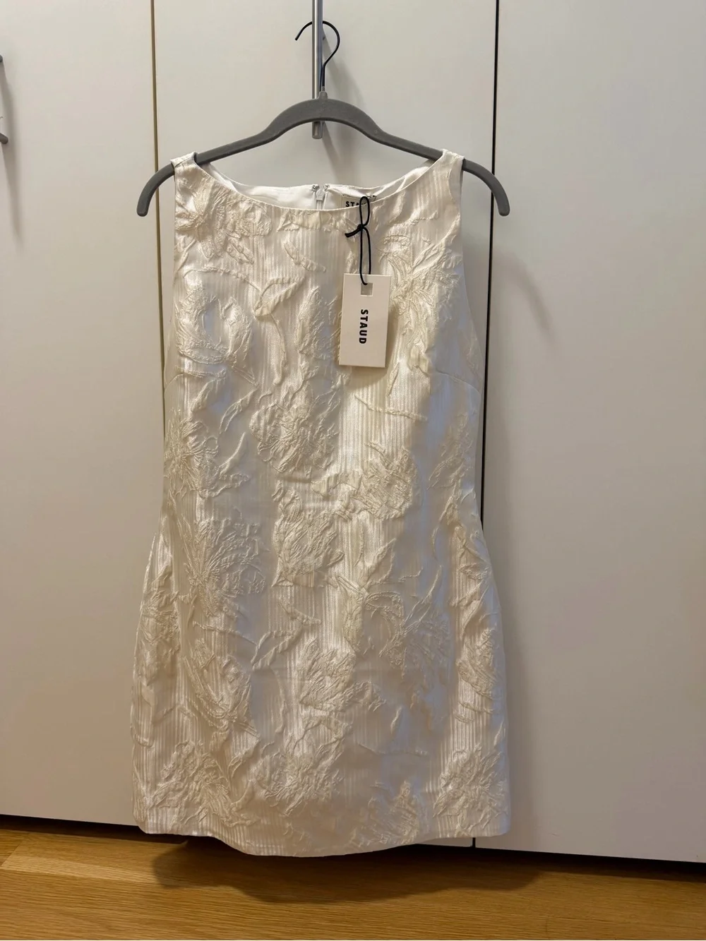 NWT STAUD Mimi Dress Botanica Ivory